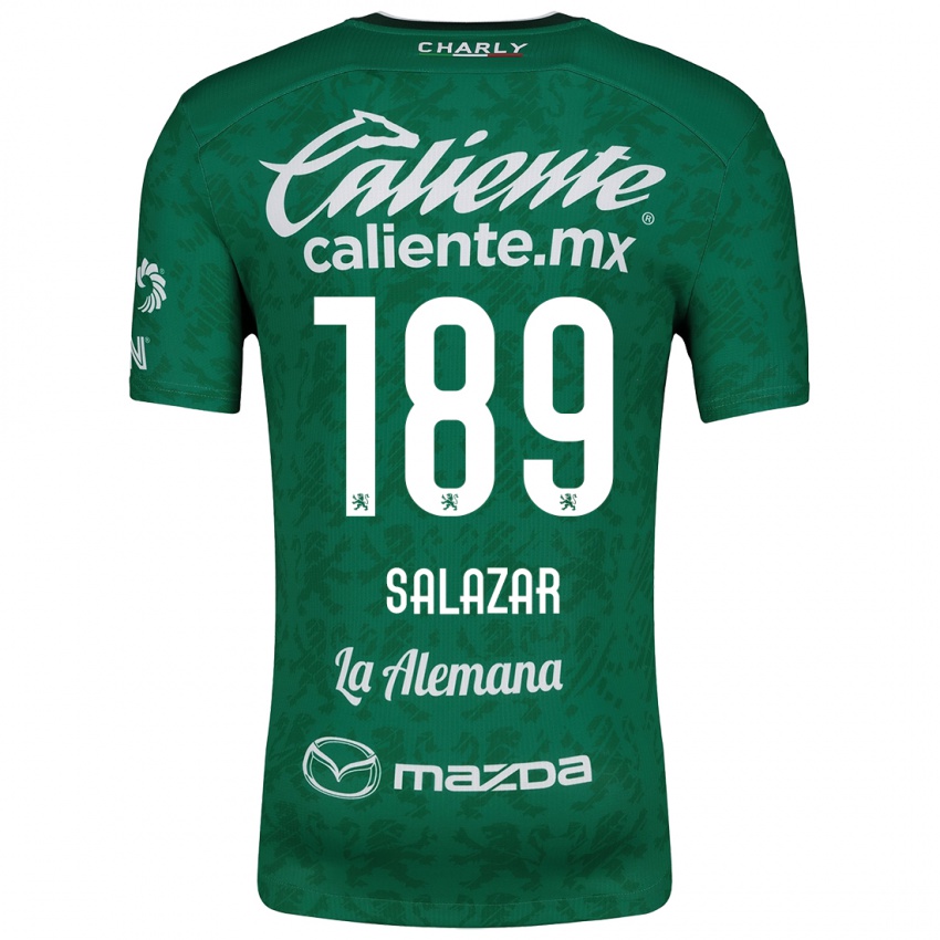 Criança Camisola José Salazar #189 Verde Branco Principal 2024/25 Camisa Brasil