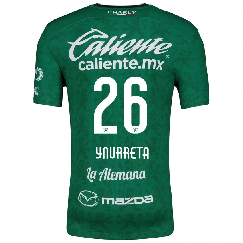 Criança Camisola Alexandra Hernández Ynurreta #26 Verde Branco Principal 2024/25 Camisa Brasil