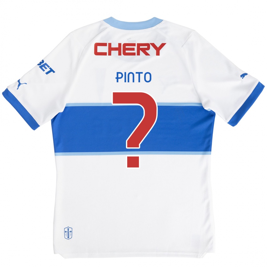 Criança Camisola Pablo Pinto #0 Branco Azul Principal 2024/25 Camisa Brasil