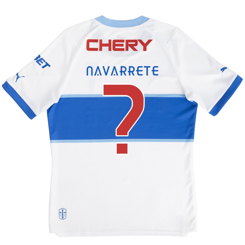 Criança Camisola Carlos Navarrete #0 Branco Azul Principal 2024/25 Camisa Brasil