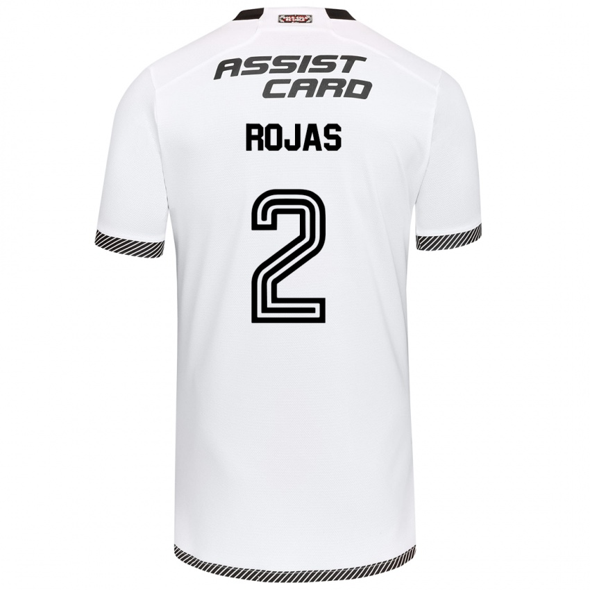 Criança Camisola Jeyson Rojas #2 Branco Preto Principal 2024/25 Camisa Brasil