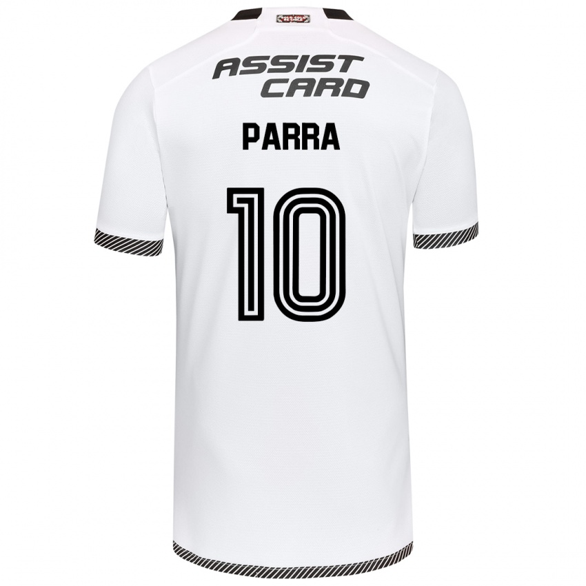 Criança Camisola Pablo Parra #10 Branco Preto Principal 2024/25 Camisa Brasil