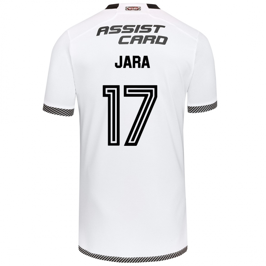 Criança Camisola Ignacio Jara #17 Branco Preto Principal 2024/25 Camisa Brasil