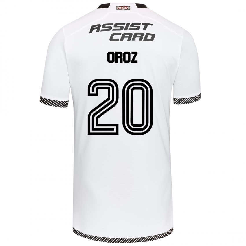 Criança Camisola Alexander Oroz #20 Branco Preto Principal 2024/25 Camisa Brasil