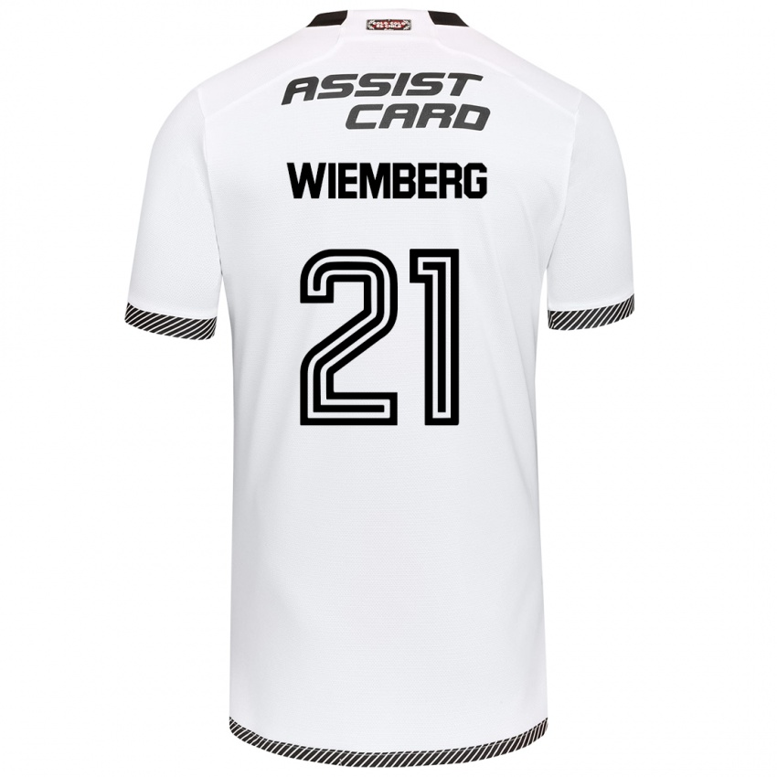 Criança Camisola Erick Wiemberg #21 Branco Preto Principal 2024/25 Camisa Brasil