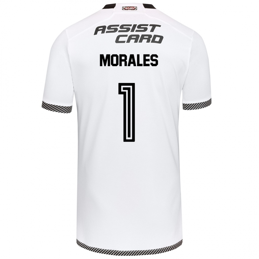 Criança Camisola Benjamin Morales #1 Branco Preto Principal 2024/25 Camisa Brasil