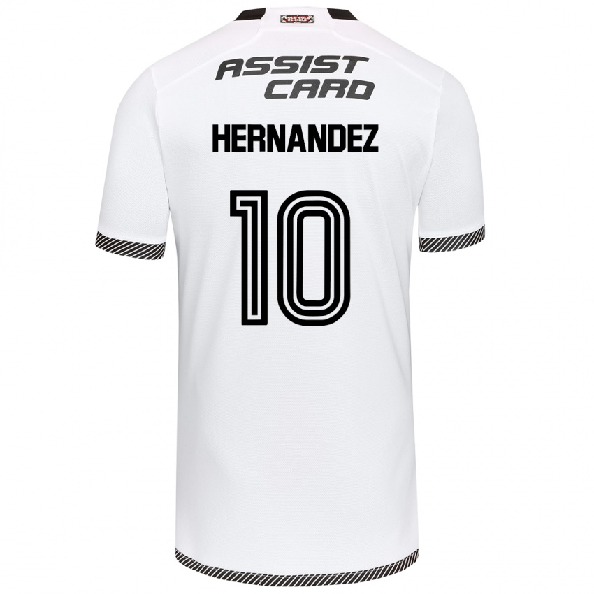 Criança Camisola Leandro Hernández #10 Branco Preto Principal 2024/25 Camisa Brasil