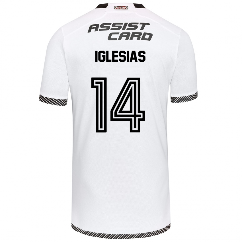 Criança Camisola Luciano Iglesias #14 Branco Preto Principal 2024/25 Camisa Brasil