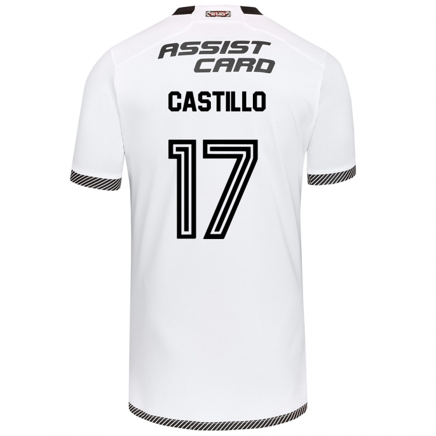 Criança Camisola Fabián Castillo #17 Branco Preto Principal 2024/25 Camisa Brasil