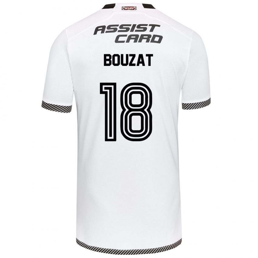 Criança Camisola Agustín Bouzat #18 Branco Preto Principal 2024/25 Camisa Brasil