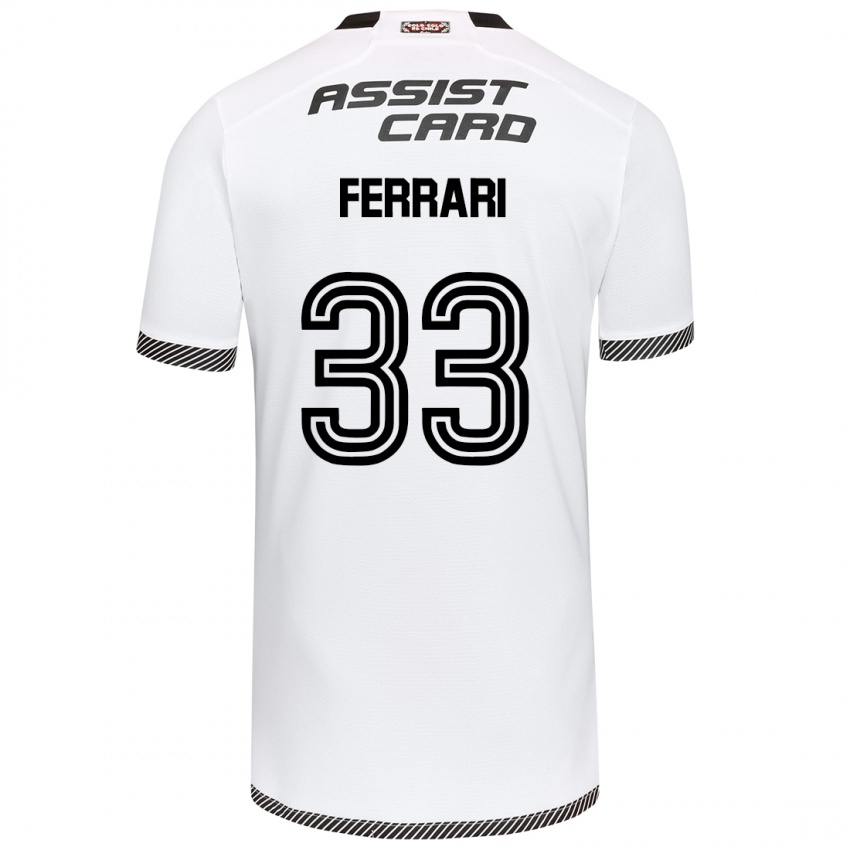 Criança Camisola Matías Ferrari #33 Branco Preto Principal 2024/25 Camisa Brasil