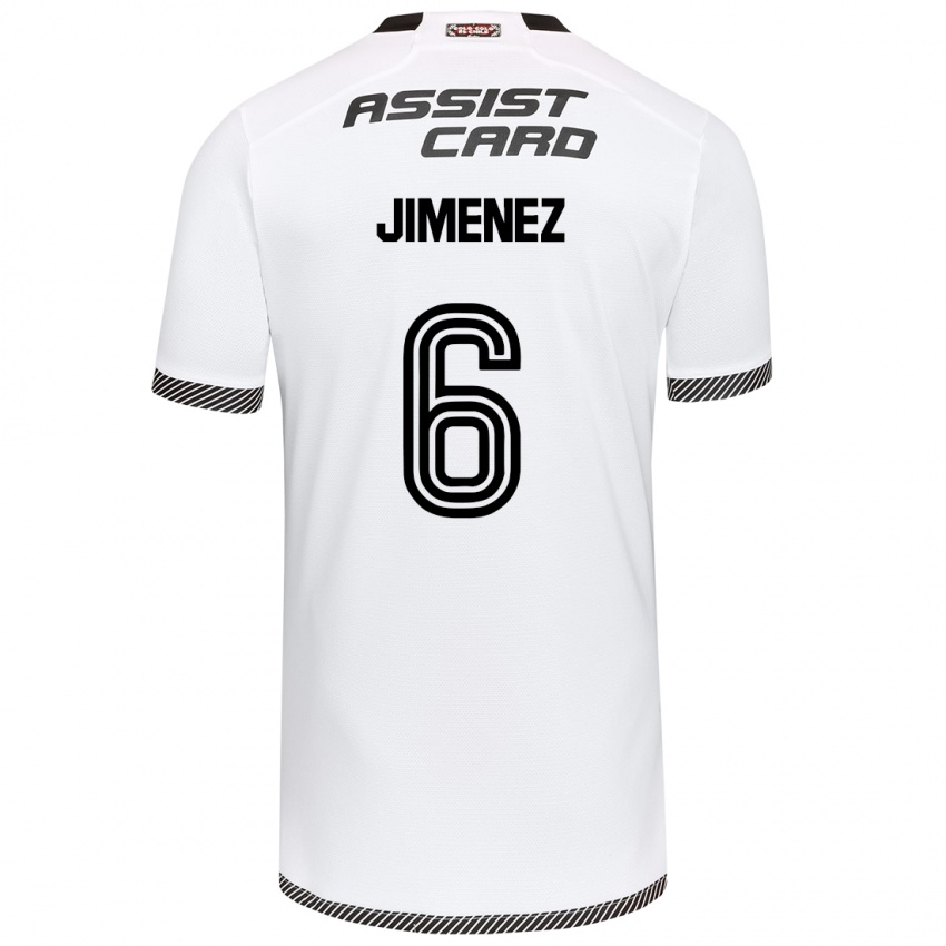 Criança Camisola Yastin Jiménez #6 Branco Preto Principal 2024/25 Camisa Brasil