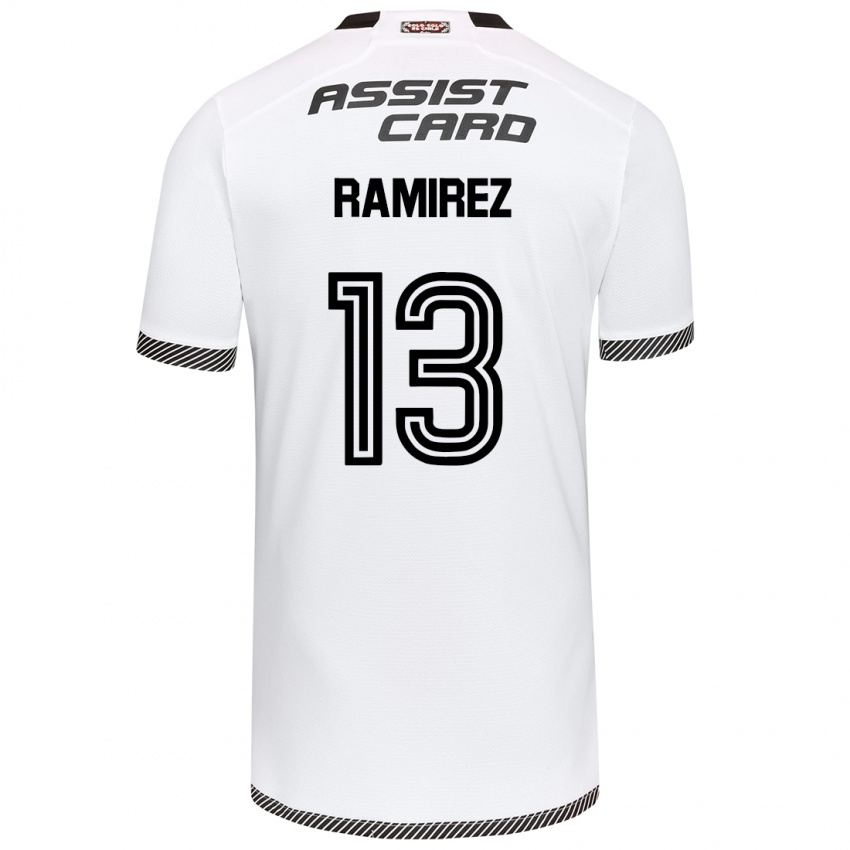 Criança Camisola Fernanda Ramírez #13 Branco Preto Principal 2024/25 Camisa Brasil