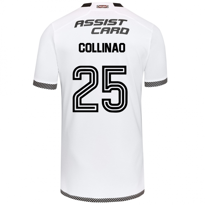 Criança Camisola Margarita Collinao #25 Branco Preto Principal 2024/25 Camisa Brasil