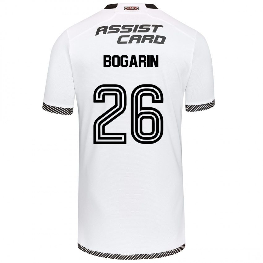 Criança Camisola Dahiana Bogarín #26 Branco Preto Principal 2024/25 Camisa Brasil