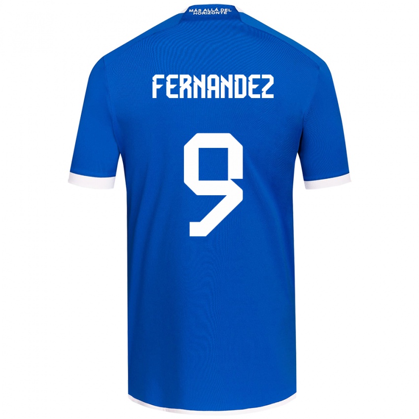 Criança Camisola Leandro Fernández #9 Branco Azulado Principal 2024/25 Camisa Brasil