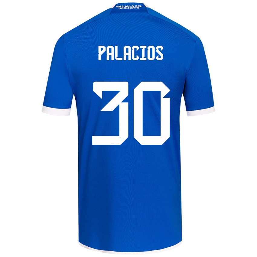 Criança Camisola Cristian Palacios #30 Branco Azulado Principal 2024/25 Camisa Brasil