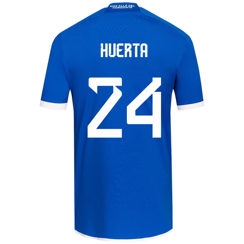 Criança Camisola Renato Huerta #24 Branco Azulado Principal 2024/25 Camisa Brasil