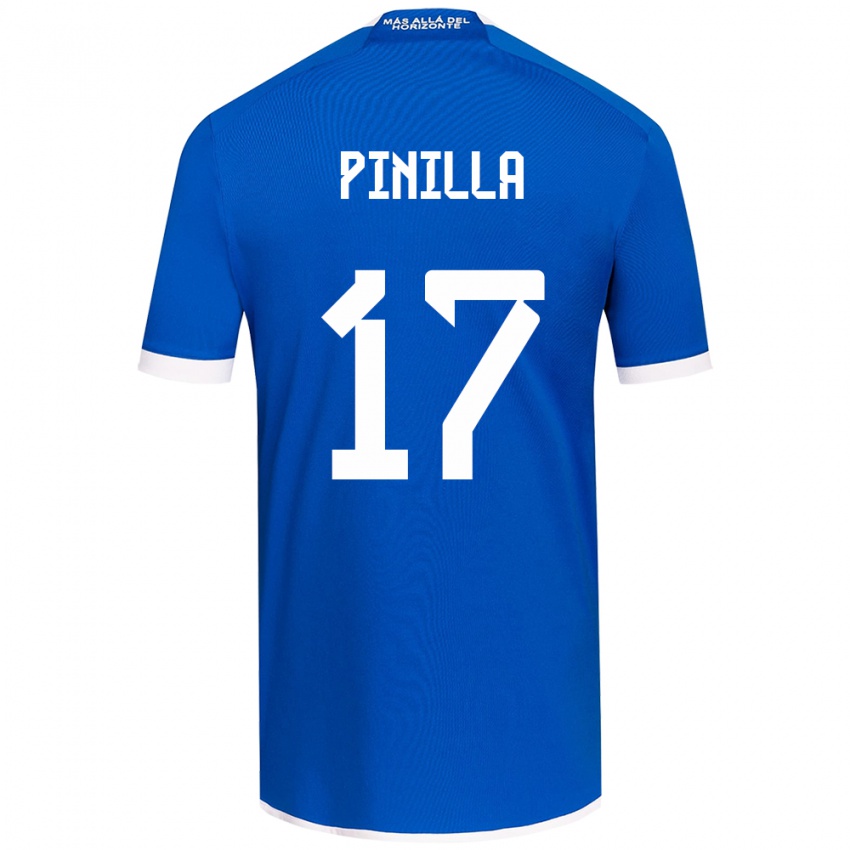 Criança Camisola Fernanda Pinilla #17 Branco Azulado Principal 2024/25 Camisa Brasil