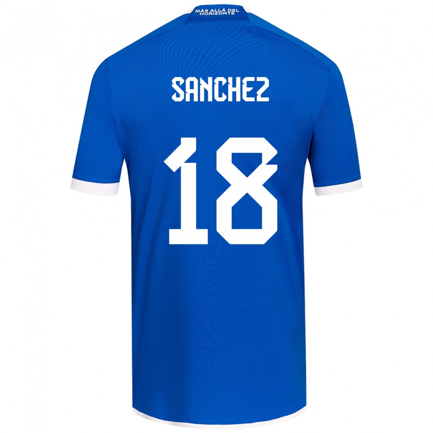 Criança Camisola Bárbara Sánchez #18 Branco Azulado Principal 2024/25 Camisa Brasil