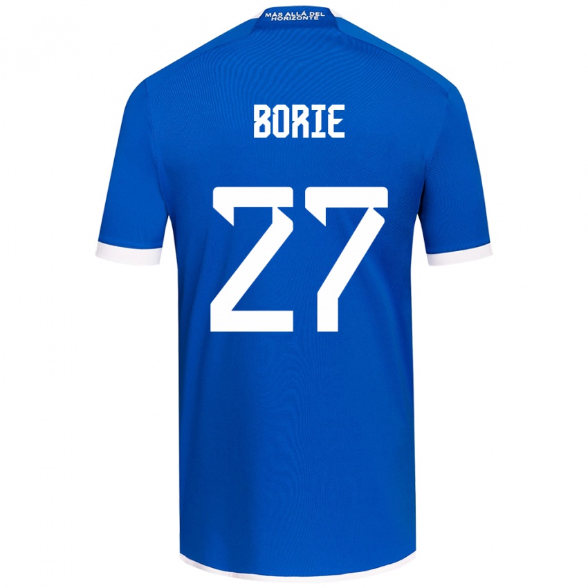 Criança Camisola Emilie Borie #27 Branco Azulado Principal 2024/25 Camisa Brasil