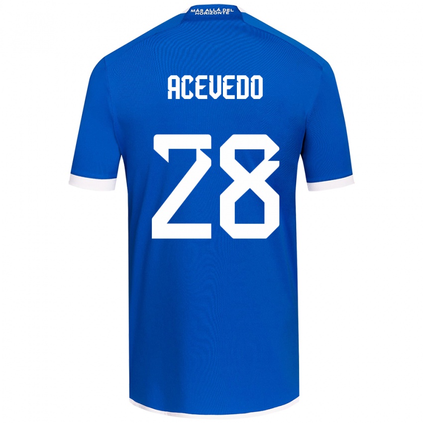 Criança Camisola Florencia Acevedo #28 Branco Azulado Principal 2024/25 Camisa Brasil