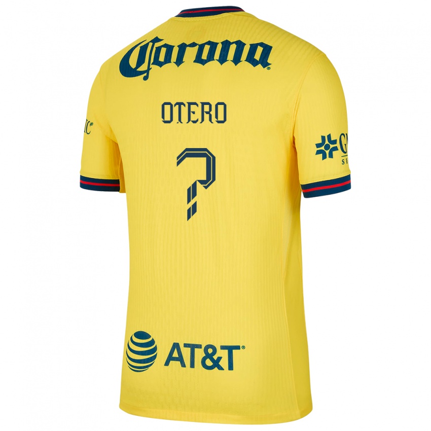 Criança Camisola Juan Otero #0 Amarelo Azul Principal 2024/25 Camisa Brasil