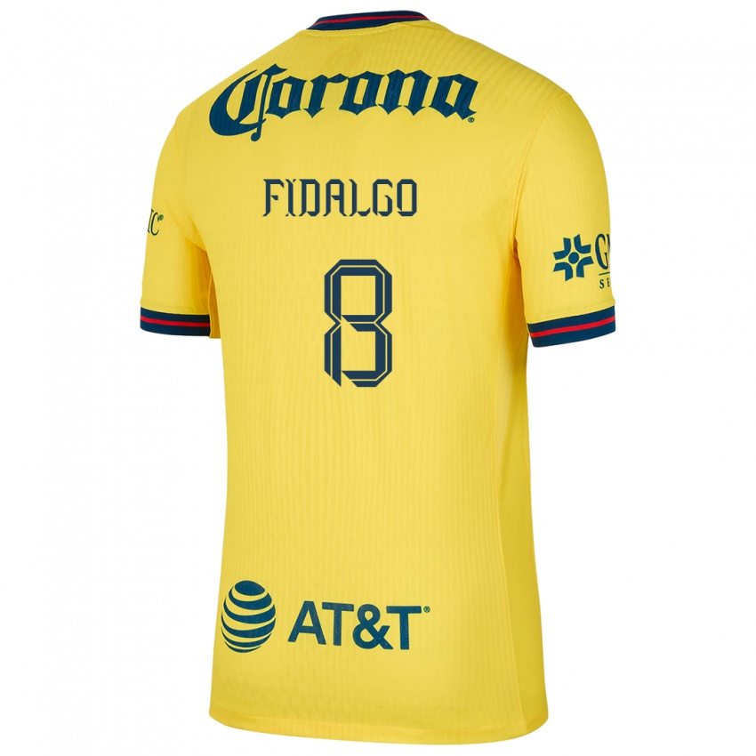 Criança Camisola Alvaro Fidalgo #8 Amarelo Azul Principal 2024/25 Camisa Brasil