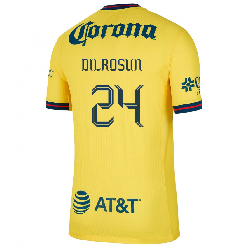 Criança Camisola Javairô Dilrosun #24 Amarelo Azul Principal 2024/25 Camisa Brasil