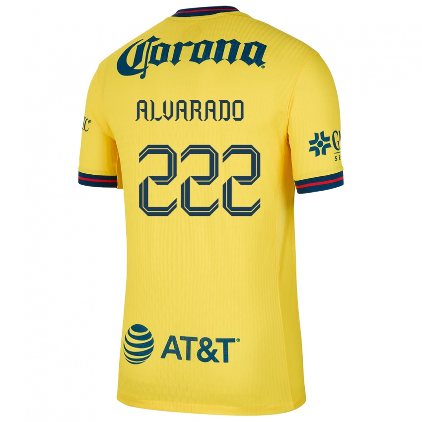 Criança Camisola Daniel Alvarado #222 Amarelo Azul Principal 2024/25 Camisa Brasil