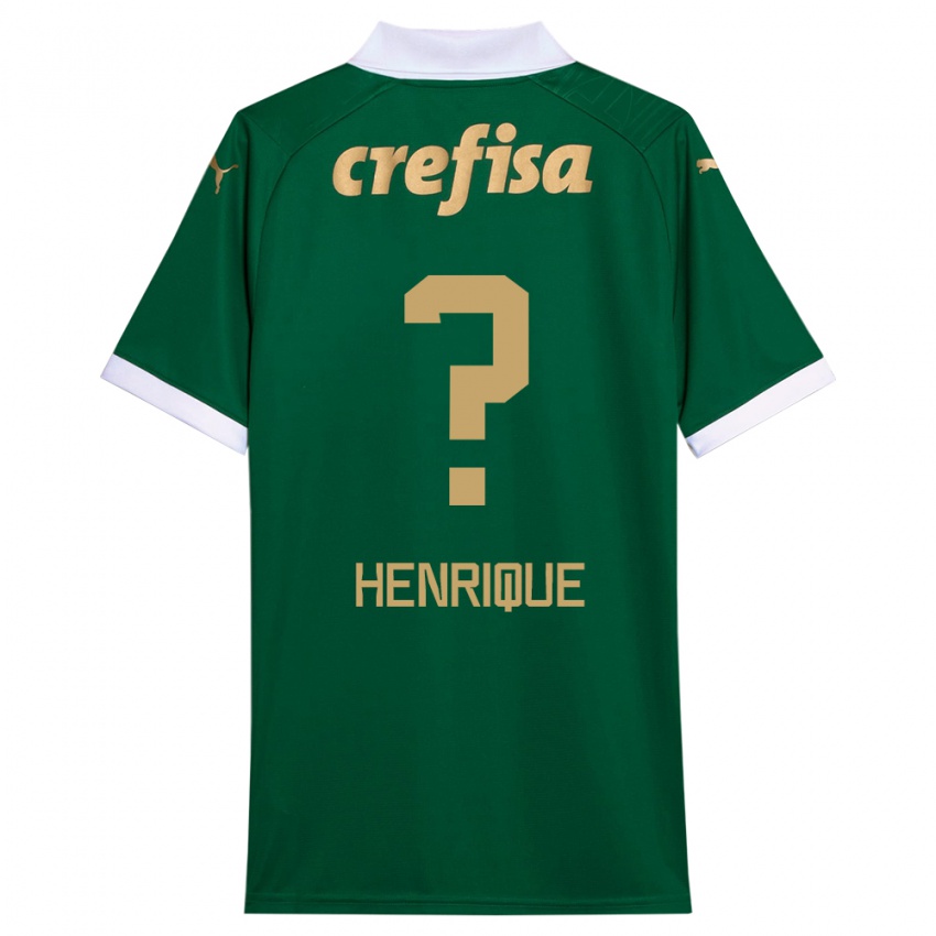 Criança Camisola Zé Henrique #0 Verde Branco Principal 2024/25 Camisa Brasil