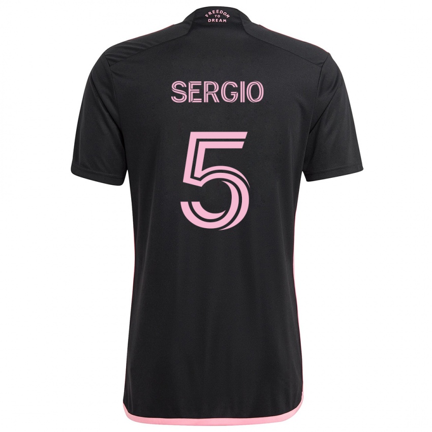 Criança Camisola Sergio Busquets #5 Preto Alternativa 2024/25 Camisa Brasil