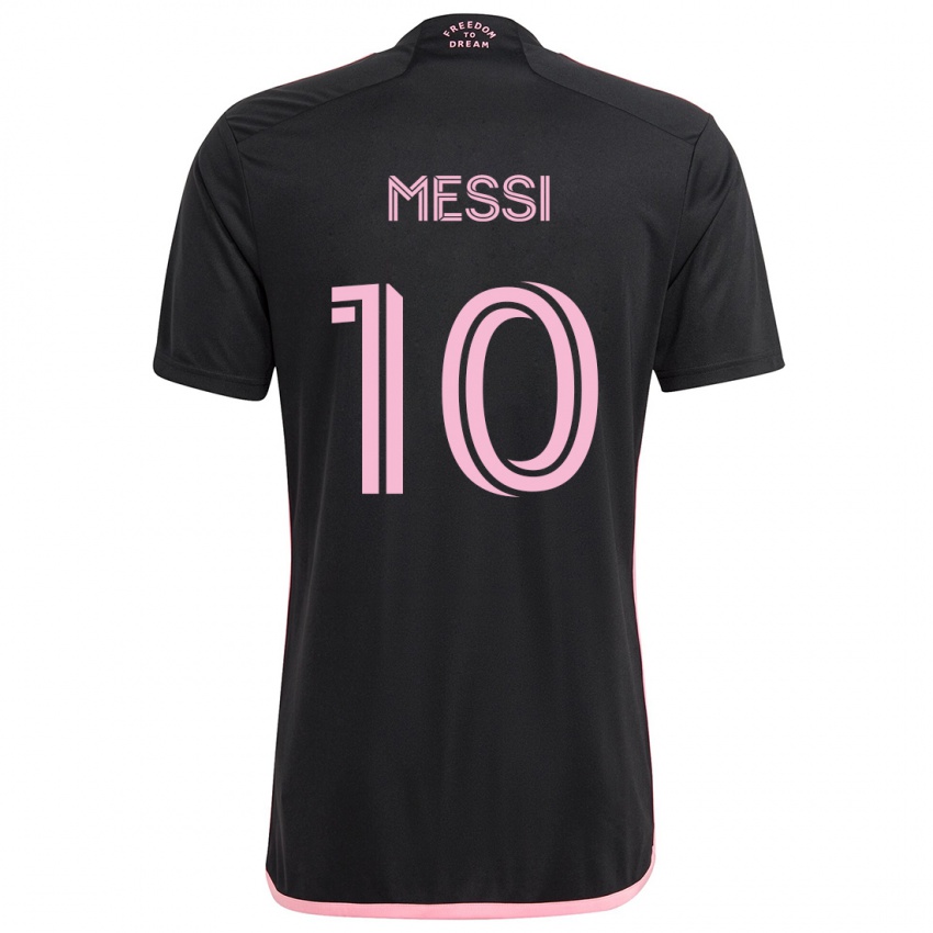 Criança Camisola Lionel Messi #10 Preto Alternativa 2024/25 Camisa Brasil