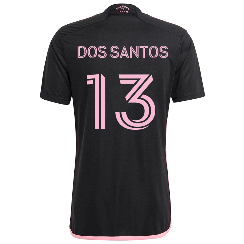 Criança Camisola Cj Dos Santos #13 Preto Alternativa 2024/25 Camisa Brasil