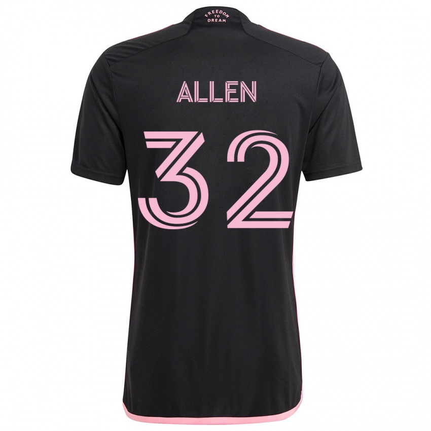 Criança Camisola Noah Allen #32 Preto Alternativa 2024/25 Camisa Brasil