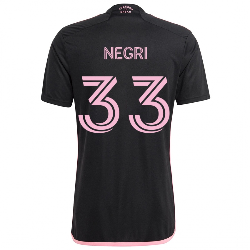 Criança Camisola Franco Negri #33 Preto Alternativa 2024/25 Camisa Brasil