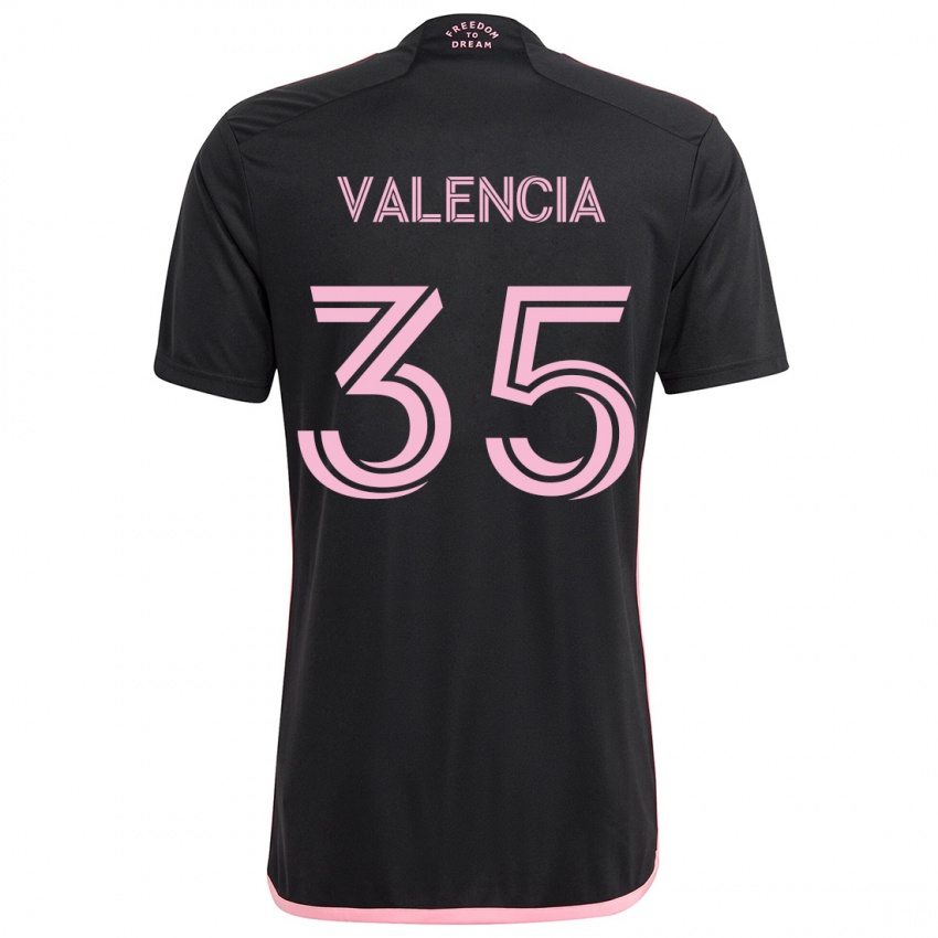 Criança Camisola Felipe Valencia #35 Preto Alternativa 2024/25 Camisa Brasil