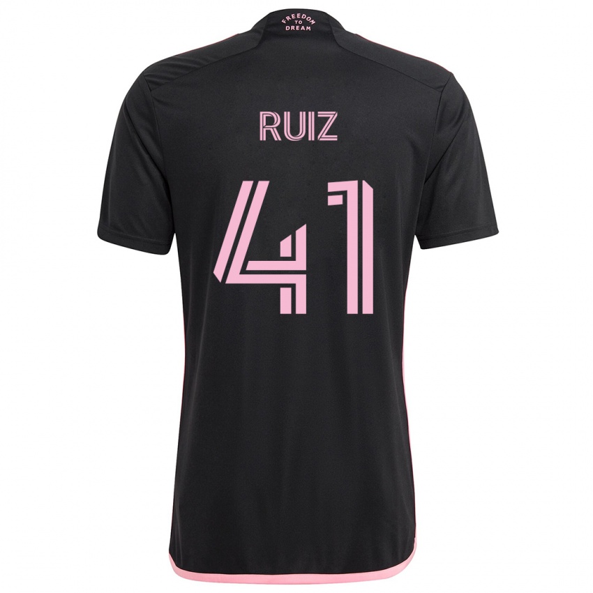 Criança Camisola David Ruíz #41 Preto Alternativa 2024/25 Camisa Brasil