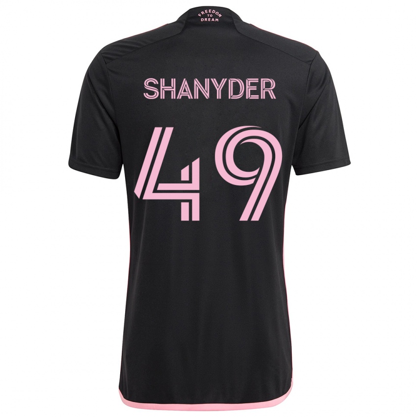 Criança Camisola Shanyder Borgelin #49 Preto Alternativa 2024/25 Camisa Brasil