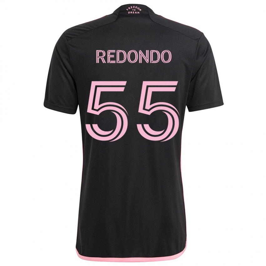 Criança Camisola Federico Redondo #55 Preto Alternativa 2024/25 Camisa Brasil