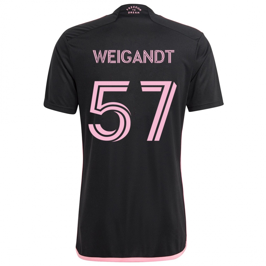 Criança Camisola Marcelo Weigandt #57 Preto Alternativa 2024/25 Camisa Brasil