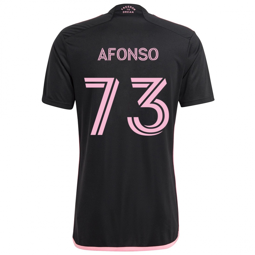 Criança Camisola Leo Afonso #73 Preto Alternativa 2024/25 Camisa Brasil