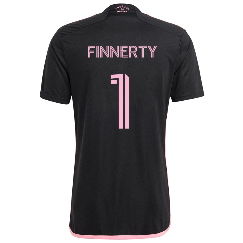 Criança Camisola Owen Finnerty #1 Preto Alternativa 2024/25 Camisa Brasil