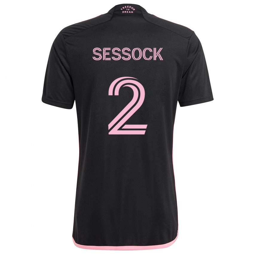 Criança Camisola Nykolas Sessock #2 Preto Alternativa 2024/25 Camisa Brasil