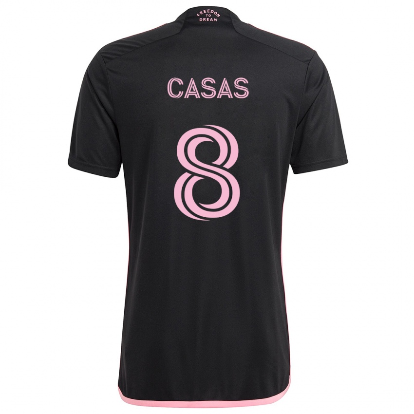 Criança Camisola Pep Casas #8 Preto Alternativa 2024/25 Camisa Brasil