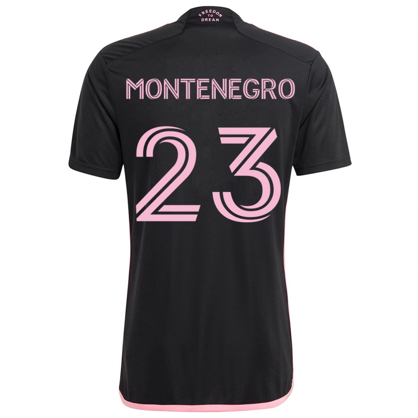 Criança Camisola Ricardo Montenegro #23 Preto Alternativa 2024/25 Camisa Brasil