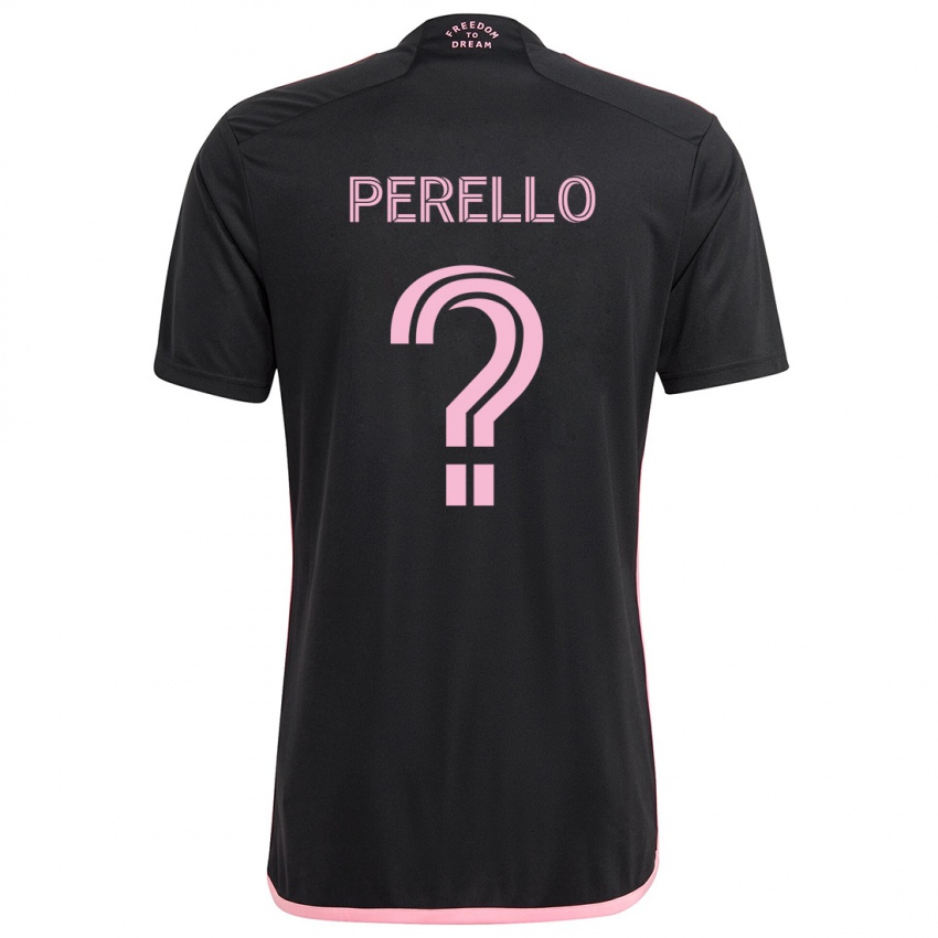 Criança Camisola Sergio Perello #0 Preto Alternativa 2024/25 Camisa Brasil