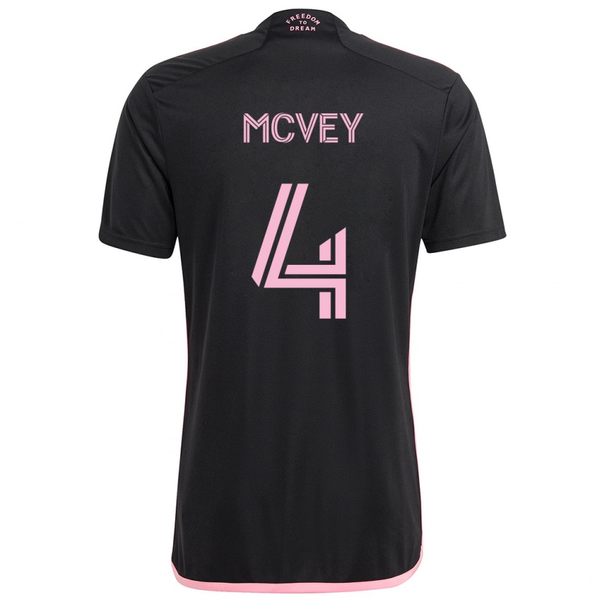 Criança Camisola Christopher Mcvey #4 Preto Alternativa 2024/25 Camisa Brasil