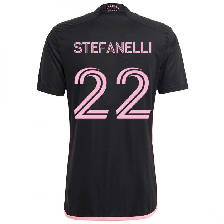 Criança Camisola Nicolás Stefanelli #22 Preto Alternativa 2024/25 Camisa Brasil