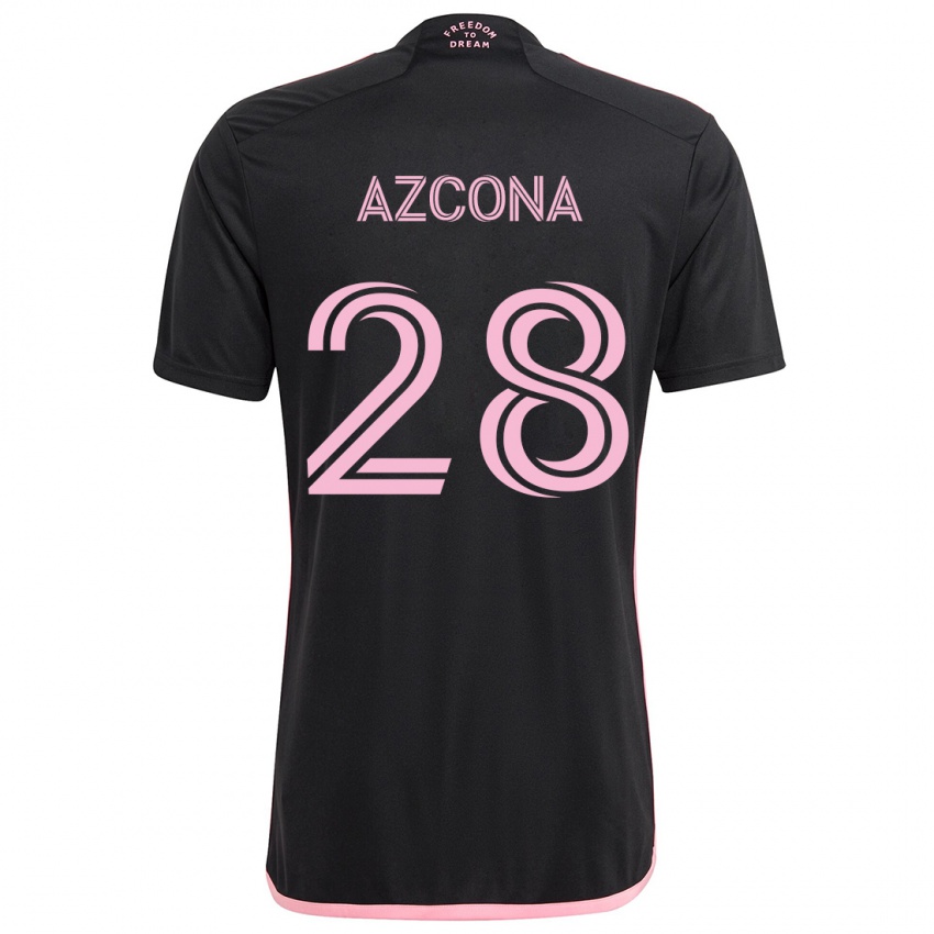 Criança Camisola Edison Azcona #28 Preto Alternativa 2024/25 Camisa Brasil